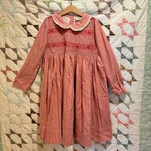 Vintage inspired girls dress with size 7-9y by Elfie, made in England. NWOT